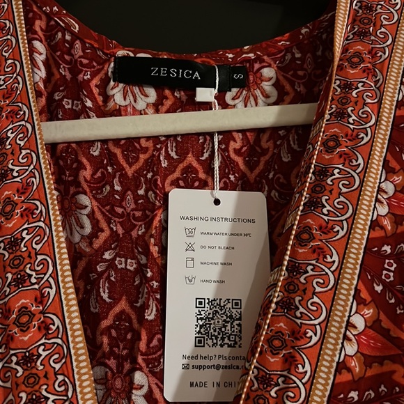 Red Mini Dress - Picture 2 of 5